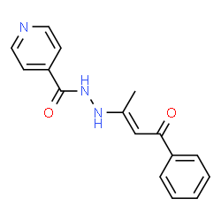 ChemSpider 2D Image | N'-[(2E)-4-Oxo-4-phenyl-2-buten-2-yl]isonicotinohydrazide | C16H15N3O2