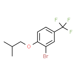 ChemSpider 2D Image | 2-Bromo-1-isobutoxy-4-(trifluoromethyl)benzene | C11H12BrF3O