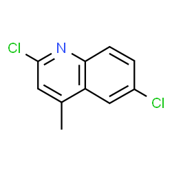 ChemSpider 2D Image | 2,6-Dichloro-4-methylquinoline | C10H7Cl2N