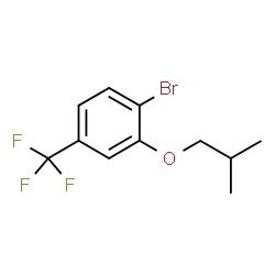ChemSpider 2D Image | 1-Bromo-2-isobutoxy-4-(trifluoromethyl)benzene | C11H12BrF3O