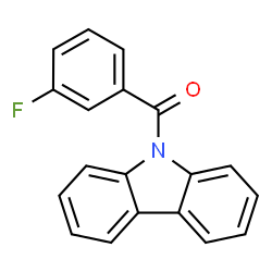 ChemSpider 2D Image | 9H-Carbazol-9-yl(3-fluorophenyl)methanone | C19H12FNO