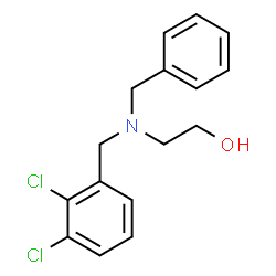ChemSpider 2D Image | 2-[Benzyl(2,3-dichlorobenzyl)amino]ethanol | C16H17Cl2NO