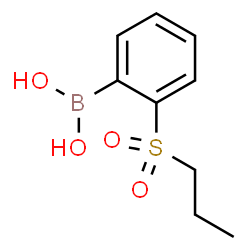 ChemSpider 2D Image | [2-(Propylsulfonyl)phenyl]boronic acid | C9H13BO4S