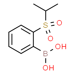 ChemSpider 2D Image | [2-(Isopropylsulfonyl)phenyl]boronic acid | C9H13BO4S