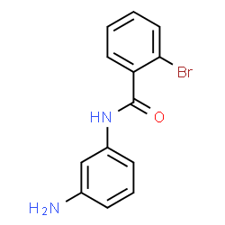 ChemSpider 2D Image | N-(3-Aminophenyl)-2-bromobenzamide | C13H11BrN2O