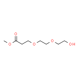 ChemSpider 2D Image | Methyl 3-[2-(2-hydroxyethoxy)ethoxy]propanoate | C8H16O5