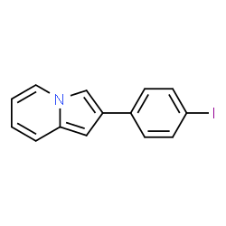 ChemSpider 2D Image | 2-(4-Iodophenyl)indolizine | C14H10IN