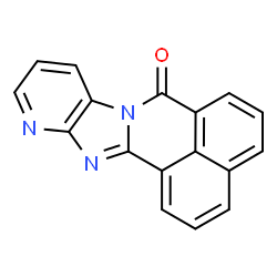 ChemSpider 2D Image | 7H-Benzo[de]pyrido[2',3':4,5]imidazo[2,1-a]isoquinolin-7-one | C17H9N3O