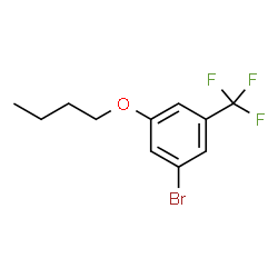 ChemSpider 2D Image | 1-Bromo-3-butoxy-5-(trifluoromethyl)benzene | C11H12BrF3O