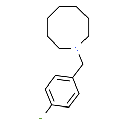 ChemSpider 2D Image | 1-(4-Fluorobenzyl)azocane | C14H20FN