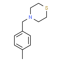 ChemSpider 2D Image | 4-(4-Methylbenzyl)thiomorpholine | C12H17NS