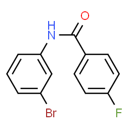 ChemSpider 2D Image | N-(3-Bromophenyl)-4-fluorobenzamide | C13H9BrFNO