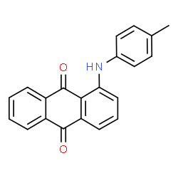 ChemSpider 2D Image | 1-p-Tolylamino-anthraquinone | C21H15NO2