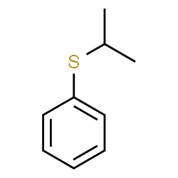 ChemSpider 2D Image | Isopropyl phenyl sulfide | C9H12S