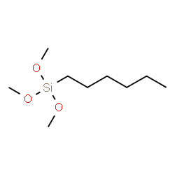 ChemSpider 2D Image | Hexyltrimethoxysilane | C9H22O3Si