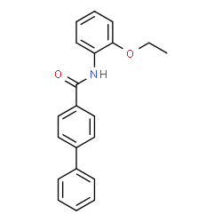 ChemSpider 2D Image | N-(2-Ethoxyphenyl)-4-biphenylcarboxamide | C21H19NO2