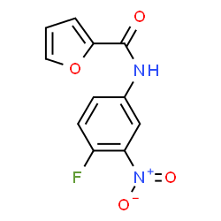 ChemSpider 2D Image | N-(4-Fluoro-3-nitrophenyl)-2-furamide | C11H7FN2O4