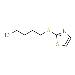ChemSpider 2D Image | 4-(1,3-Thiazol-2-ylsulfanyl)-1-butanol | C7H11NOS2