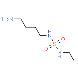 ChemSpider 2D Image | N-(4-Aminobutyl)-N'-ethylsulfuric diamide | C6H17N3O2S