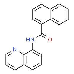 ChemSpider 2D Image | N-(8-Quinolinyl)-1-naphthamide | C20H14N2O