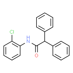 ChemSpider 2D Image | N-(2-Chlorophenyl)-2,2-diphenylacetamide | C20H16ClNO