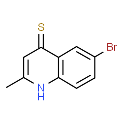 ChemSpider 2D Image | 4-Quinolinethiol, 6-bromo-2-methyl- | C10H8BrNS