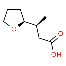 ChemSpider 2D Image | (3S)-3-[(2S)-Tetrahydro-2-furanyl]butanoic acid | C8H14O3