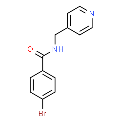 ChemSpider 2D Image | 4-Bromo-N-(4-pyridinylmethyl)benzamide | C13H11BrN2O