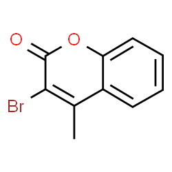ChemSpider 2D Image | 3-Bromo-4-methyl-2H-chromen-2-one | C10H7BrO2