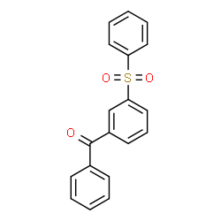 ChemSpider 2D Image | Phenyl[3-(phenylsulfonyl)phenyl]methanone | C19H14O3S