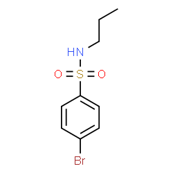 ChemSpider 2D Image | 4-Bromo-N-propylbenzenesulfonamide | C9H12BrNO2S