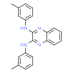 ChemSpider 2D Image | N,N'-Bis(3-methylphenyl)-2,3-quinoxalinediamine | C22H20N4