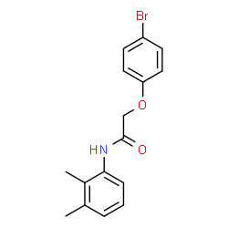 ChemSpider 2D Image | 2-(4-Bromophenoxy)-N-(2,3-dimethylphenyl)acetamide | C16H16BrNO2