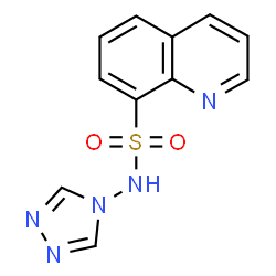 ChemSpider 2D Image | N-(4H-1,2,4-Triazol-4-yl)-8-quinolinesulfonamide | C11H9N5O2S