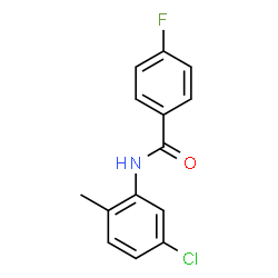 ChemSpider 2D Image | N-(5-Chloro-2-methylphenyl)-4-fluorobenzamide | C14H11ClFNO