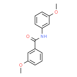 ChemSpider 2D Image | 3-Methoxy-N-(3-methoxyphenyl)benzamide | C15H15NO3