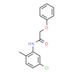 ChemSpider 2D Image | N-(5-Chloro-2-methylphenyl)-2-phenoxyacetamide | C15H14ClNO2