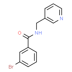 ChemSpider 2D Image | 3-Bromo-N-(3-pyridinylmethyl)benzamide | C13H11BrN2O