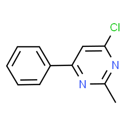 ChemSpider 2D Image | 4-Chloro-2-methyl-6-phenylpyrimidine | C11H9ClN2