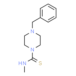 ChemSpider 2D Image | 4-Benzyl-N-methyl-1-piperazinecarbothioamide | C13H19N3S