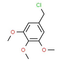 ChemSpider 2D Image | 3,4,5-Trimethoxybenzyl chloride | C10H13ClO3