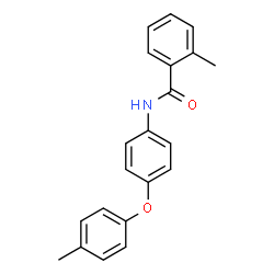 ChemSpider 2D Image | 2-Methyl-N-[4-(4-methylphenoxy)phenyl]benzamide | C21H19NO2