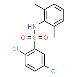 ChemSpider 2D Image | 2,5-Dichloro-N-(2,6-dimethylphenyl)benzenesulfonamide | C14H13Cl2NO2S