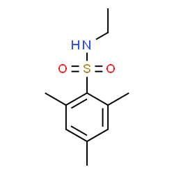 ChemSpider 2D Image | N-Ethyl-2,4,6-trimethylbenzenesulfonamide | C11H17NO2S