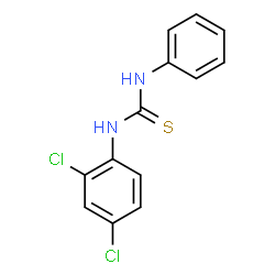 ChemSpider 2D Image | 1-(2,4-Dichlorophenyl)-3-phenylthiourea | C13H10Cl2N2S