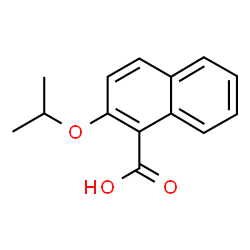 ChemSpider 2D Image | 2-Isopropoxy-1-naphthoic acid | C14H14O3