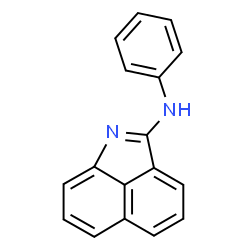 ChemSpider 2D Image | N-Phenylbenzo[cd]indol-2-amine | C17H12N2