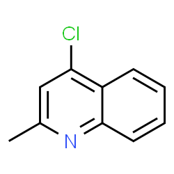 ChemSpider 2D Image | 4-Chloro-2-methylquinoline | C10H8ClN