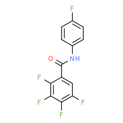 ChemSpider 2D Image | 2,3,4,5-Tetrafluoro-N-(4-fluorophenyl)benzamide | C13H6F5NO