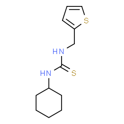 ChemSpider 2D Image | 1-Cyclohexyl-3-(2-thienylmethyl)thiourea | C12H18N2S2